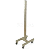 Azar Displays 300900 Single Apparel Displayer, 23.5" x 62", Satin Nickel ,1 Piece