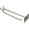 Azar Displays 700016 6" Metal Scan Hook, Galvanized Metal Finish
