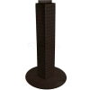 Azar Displays 700222-BLK 24" Pegboard Revolving Countertop Display, 4-Sided, Black Solid ,1 Piece