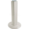 Azar Displays 700222-WHT 24" Pegboard Revolving Countertop Display, 4-Sided, White Solid ,1 Piece