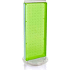Azar Displays 700508-GRE Revolving Pegboard Countertop Display Unit, 8" x 20", Green ,1 Piece
