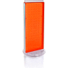 Azar Displays 700508-ORG Revolving Pegboard Countertop Display Unit, 8" x 20", Orange ,1 Piece