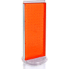 Azar Displays 700509-ORG Two-Sided Non-Revolving Pegboard Countertop Display, 8" x 20", Orange