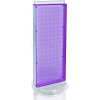 Azar Displays 700509-PUR Two-Sided Non-Revolving Pegboard Countertop Display, 8" x 20", Purple