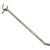 Azar Displays 700810 10" Metal Hook, 0.187" Diameter