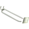 Azar Displays 700826 6" Metal Scan Hook, Galvanized Metal Finish
