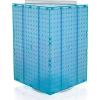 Azar Displays 701414-BLU Interlocking Pegboard Countertop Display, 14" x 20", Blue Opaque ,1 Piece