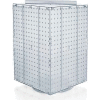 Azar Displays 701414-CLR Interlocking Pegboard Countertop Display, 14" x 20", Clear Opaque ,1 Piece