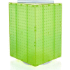 Azar Displays 701414-GRE Interlocking Pegboard Countertop Display, 14" x 20", Green Opaque ,1 Piece