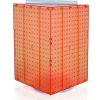 Azar Displays 701414-ORG Interlocking Pegboard Countertop Display, 14" x 20", Orange Opaque