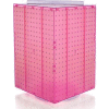 Azar Displays 701414-PNK Interlocking Pegboard Countertop Display, 14" x 20", Pink Opaque ,1 Piece