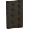 Azar Displays 771322-BLK Pegboard Wall Panel, 13.5" x 22", Black Solid