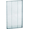 Azar Displays 771322-CLR Pegboard Wall Panel, 13.5" x 22", Clear Opaque