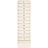 500-12 12 pocket Badge Rack