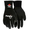 MCR Safety N9699M Ninja® HPT PVC Coated Nylon Gloves, 15 Gauge, Medium, Black
