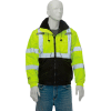 Tingley® J26112 Bomber II capuche veste fluorescente jaune/vert/noir, 2XL