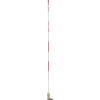 2673-00001 Hydrant/Utilitaire Marker, 5' Long avec support plat, Rouge/Blanc