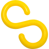Mr. Chain 50302-25 Connecting S-Hooks - 2" Yellow, 25/Pack