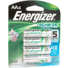 Energizer® AA e2 NiMH Rechargeable Batteries 4 par pack