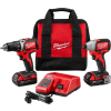 Milwaukee 2892-22CT M18™ Compact Brushless Drill - Impact Driver Combo Kit