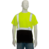 OccuNomix Classe 2 Classic Black Bottom T-Shirt avec Pocket Yellow, S, LUX-SSETPBK-YS