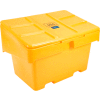 Global Industrial Lockable Outdoor Storage Container, 48"Lx33"Wx34"H, 18.5 Cu. Ft., Yellow