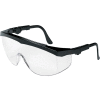 MCR Safety TK110 Crews Tomahawk Lunettes de sécurité enveloppantes, lentille transparente, monture noire