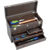 Kennedy® 520B Signature Series 20-1/8"W X 8-1/2"D X 13-5/8"H 7 Drawer Brown Machinists Chest