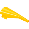 Eagle 10" Polyethylene Funnel for Metal Type I Cans - Yellow, F15FUN