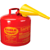 Eagle Type I Safety Can - 5 Gallon with Funnel - Red