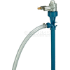 Finish Thompson DEFP018 40" Drum Pump Kit - Polypro Tube - SS Shaft - Air Motor - PVC Hose & Clamp