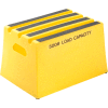 Support plastique étape étape 1 - Jaune 19-1/2" W x 14 H « D x 12" - ST-1 YEL