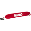 Kemp 40" Rescue Tube With Brass Clips, Red Guard Logo, 10-203-RED