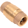 1" FNPT Brass Check Valve with Buna-N Rubber Poppet