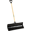 Union Tools® 1602100 30" Poly Blade Snow Pusher W/ Wood D-Grip Handle