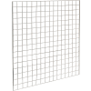 4 po l X 4 pi H - Panneau mural à grille en fil métallique - Chromé - Qté par paquet : 3