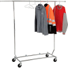 Vêtements Portable pliable Rack RCS/1 de vendeur - Tube rond - Chromé
