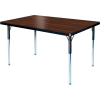 Activity Table - Rectangle -  36" X 72",  Standard Adj. Height, Walnut