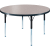 Activity Table - Round - 42" Diameter, Standard Adj. Height, Gray Nebula