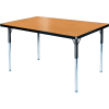 Activity Table -  Rectangle - 36" X 72" - Standard Adj. Height - Light Oak