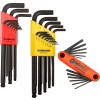 Bondhus 14130 Hex Key Triple Pack SAE, Metric W/ FREE Fold-Up Set