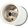 Leviton 10049 Medium Base, Incandescent, Glazed Porcelain Lampholder, White - Pkg Qty 10
