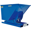 Steel Self-Dumping Forklift Hopper W/ Bump Release, 1 Cu. Yd., 2000 Lbs. Cap., Bleu