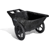 Chariot utilitaire Rubbermaid® Big Wheel® 5642 noir pour agriculture, pépinière ou ferme