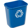 Corbeille de recyclage de bureau Rubbermaid®, 3-1/4 gallons, bleu