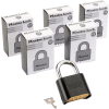 Cadenas à combinaison modifiable Master Lock® n<sup>o</sup> 178BLK, bas - Qté par paquet : 6