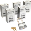 Master Lock® No. 1KALF General Security Laminated Padlocks - Keyed Alike - Pkg Qty 6