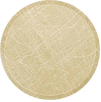 Cambro 1950214 - Camtray 19.5" Round Low, Abstract Tan - Pkg Qty 12