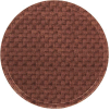 Cambro 1950301 - Camtray 19.5" Round Low, Dark Basketweave - Pkg Qty 12