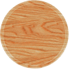 Cambro 1950307 - Camtray 19.5" Round Low, Light Elm - Pkg Qty 12